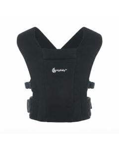 Ergobaby Embrace Newborn Baby Carrier 0+ Months, Soft Air Mesh For Maximum Breathability, Smart Stylish And Reliable Design - Pure Black