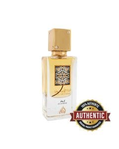 Lattafa Ana Abiyedh Leather EDP 60ml - Unisex Leather Perfume, Rose, Amber & Musk Notes