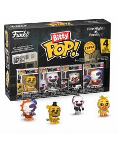 Funko Bitty Pop! Five Nights at Freddy's 4-Pack: Withered Golden Freddy, Marionette, Lolbit, Sun Mini Collectible Vinyl Figures