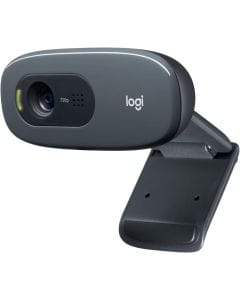 Logitech C270 HD 720p Webcam - Black USB Camera with Noise-Reducing Built-in MicrophoneUSB 2.0