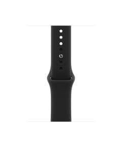 Apple Watch 46mm Solo Loop, S/M, Stretchable Silicone Watch Band - Black | MJVV4ZM/A