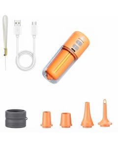 SYOSI Portable Electric Air Pump, 430L/min Cordless Inflator and Deflator, 2000mAh Rechargeable Battery for Camping Gear