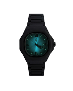 Saatchi Citta Magiche Catania Watch, 44mm Polycarbonate Case, Miyota 2115 Quartz Movement with Date Display, Mineral Glass, 5 ATM Water Resistant