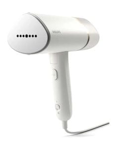 Philips 3000 Series Handheld Steamer, 1000W Garment Steamer, Fast Heat-Up, Foldable Design, Compact Travel Steamer, STH3020/16 | White