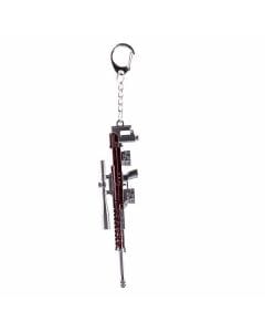 Luxury Signature PUBG Sniper Keychain, PlayerUnknown's Battlegrounds Inspired Metal Keyring, Collectible Gaming Accessory, Durable Everyday Key Holder