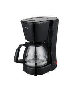 Oscar Platinum Series 0.75L Coffee Maker, 600W, Heat-Resistant Glass Carafe, Washable Filter, Anti-Drip & Boil-Dry Protection | OS-CMB075 - Black
