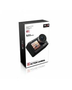 SJCAM SJ11 ACTIVE 4K Sports Camera with 5M Waterproof, 6-Axis Gyro Stabilization, 2.33-inch Touch Screen, Dual WiFi - Black