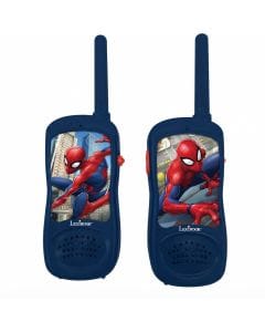 Lexibook Spiderman Walkie-Talkies for Kids Long Range Communication Toy | Red and Blue 