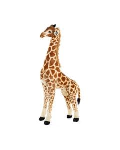 Childhome 135cm Giant Standing Stuffed Plush Giraffe Soft Animal Toy Kids Room Nursery Decoration EN71 Brown | CHSTGIR135XT