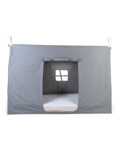 Childhome Tipi Bed Frame 90x200cm, Compatible Sleeping Setup, Highly Customisable Design, Safe And Sturdy Structure - Gray