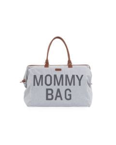 Childhome Mommy Big Bag, Large Capacity 56L, Adjustable Shoulder Strap, Multiple Compartments - Gray