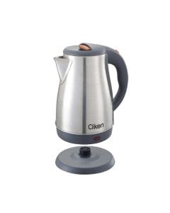 Clikon Stainless Steel Electric Kettle, 1.8L Capacity, 1800W, Fast Boiling, Durable Stainless Steel Body | Silver - CK5160