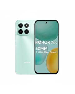 Honor X6c Smartphone 6GB RAM + 256GB Storage with 50MP AI Camera, 6.61-inch 120Hz Display, 35W Fast Charging & Dual SIM | Ocean Cyan
