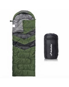 MalloMe Ultralight Sleeping Bag for Adults and Kids, 3–4 Season Compact Lightweight Backpacking and Camping Gear