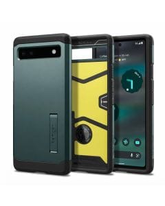 Spigen Tough Armor Case for Google Pixel 6a (2022), Military-Grade Protection with Extreme Impact Foam