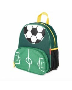 Skip Hop Football Spark Style Little Kid Backpack, Adjustable Padded Straps, Top Grab Handle - Multicolour