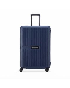 Delsey Stone 70cm Check-In Hardcase Luggage - Durable Polypropylene 4-Wheel Spinner, Advanced Security Lock | Blue