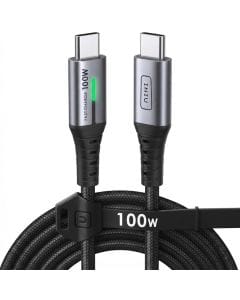 INIU 100W USB C to USB C Cable 2M, Fast Charging Cord for Laptop & Phones