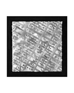 Cityframes Citycube New York 3D City Model, Detailed Architectural Landmark Sculpture for Home and Office Decor, 18x18cm Square Display Plate