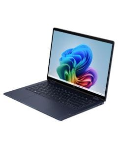 HP OmniBook X Flip 14-inch 2-in-1 AI Laptop, AMD Ryzen AI 5 435, 16GB RAM, 512GB SSD, 2K IPS Touchscreen, Radeon 840M, Windows 11 Home - Atmospheric Blue | D87VDEA