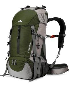 Loowoko 50L Hiking Backpack, Lightweight Waterproof Camping and Travel Daypack for Men and Women