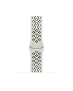 Apple 46mm Nike Sport Band, Medium/Large, Durable Fluoroelastomer Design, Pin-and-Tuck Closure - Essential White | MKTR4ZM/A