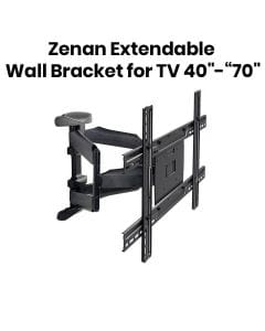 Zenan Extendable Wall Bracket TV Size 40"-70" | Black | ZTS-WM02TS