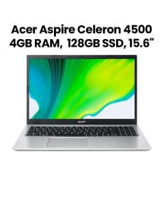 Acer Aspire A115-32-C28P Laptop, Celeron 4500, 4GB RAM, 128GB SSD, 15.6" Display, Windows 10 S - Silver | ACO