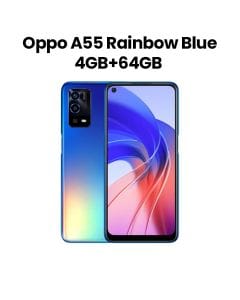 Oppo A55 4GB+64GB Smartphone | Rainbow Blue | CPH2325 (Open Piece - A Grade)