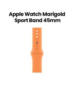 Apple Watch Sport Band 45mm, Durable And Strong, Designed For Active Wear, Easy To Swap, Regular - Marigold - MKUX3ZM/A