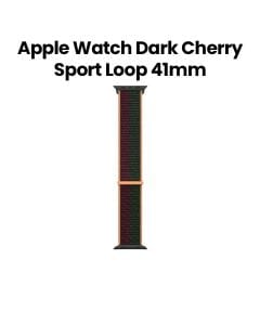 Apple Watch Sport Loop 41mm, Soft, Breathable And Lightweight, Regular - Dark Cherry/Forest Green - ML2R3ZM/A