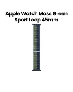 Apple Watch Sport Loop 45mm, Soft, Breathable And Lightweight, Regular - Abyss Blue/Moss Green - ML313ZM/A