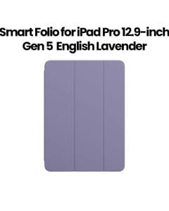 Apple Smart Folio For iPad Pro 12.9 Inch 5-Generation, Thin And Light Design, Magnetic Attachment - English Lavender - MM6P3ZM/A