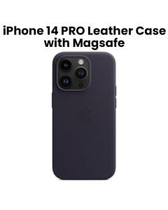 Apple iPhone 14 PRO Leather Case with Magsafe - Ink | MPPJ3ZM/A