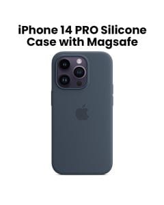 Apple iPhone 14 PRO Silicone Case with Magsafe - Storm Blue | MPTF3ZM/A