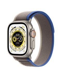 Apple Watch Ultra 49MM GPS + Cellular Titanium Case with Blue/Gray Trail Loop | MNHL3AE/A