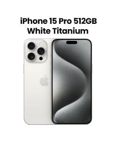 Apple iPhone 15 Pro 512GB White Titanium | MTV83AA/A
