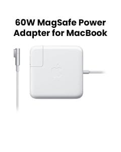 Apple MagSafe Power Adapter 60W, Fast Charging, MagSafe Magnetic Connector - White - MC461B/B