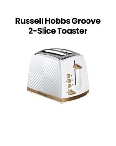 Russell Hobbs Groove 2-Slice Toaster | 26391/RH (Open Piece - B Grade)