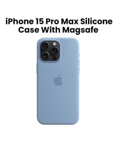 Apple iPhone 15 Pro Max Silicone Case With Magsafe Winter Blue | MT1Y3ZM/A