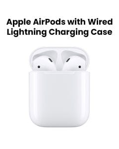 Apple AirPods (2nd Generation) With Lightning Charging Case, High-Quality Audio And Voice Performance, Dual Optical Sensors - White - MV7N2ZE/A (Open Piece - B Grade)