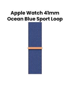 Apple Watch Sport Loop Band 41mm, Designed With Soft, Breathable Material And An Adjustable Fit - Ocean Blue - MW4L3ZM/A (Display Unit)