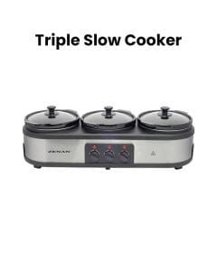 Zenan Triple Slow Cooker Made In China | ZSCR-3X25