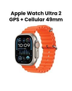 Apple Watch Ultra 2 GPS + Cellular 49mm Titanium Case with Orange Ocean Band 
