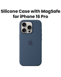 Apple  iPhone 16 Pro Silicone Case With Magsafe Denim-Zml | MYYK3ZM/A