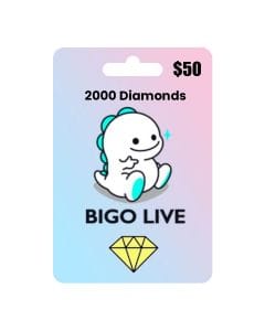 Bigo Live 2000 Diamonds - $50