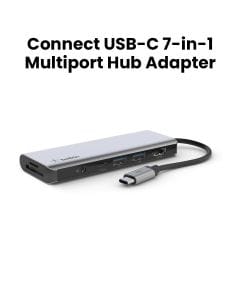 Belkin USB-C 7-in-1 Multiport Hub Adapter | AVC009BTSGY