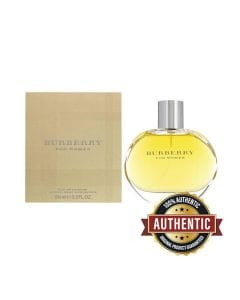 Burberry Classic Eau de Parfum for Women, Floral Fruity Fragrance with Blackcurrant, Jasmine, Sandalwood & Vanilla - 100ml