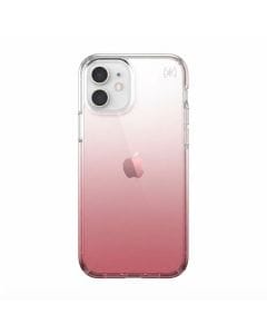 Speck Presidio Perfect-Clear Ombre Case for iPhone 12 and iPhone 12 Pro, Vintage Rose, 13ft Drop Protection