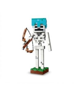 LEGO Minecraft The Skeleton Building Set Posable Minecraft Mob Action Figure with Diamond 10+ years